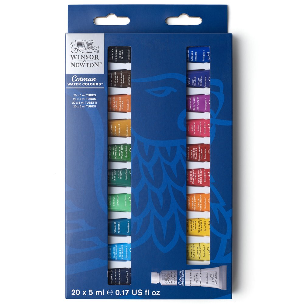Winsor & Newton Cotman Watercolour Set 20x5ml