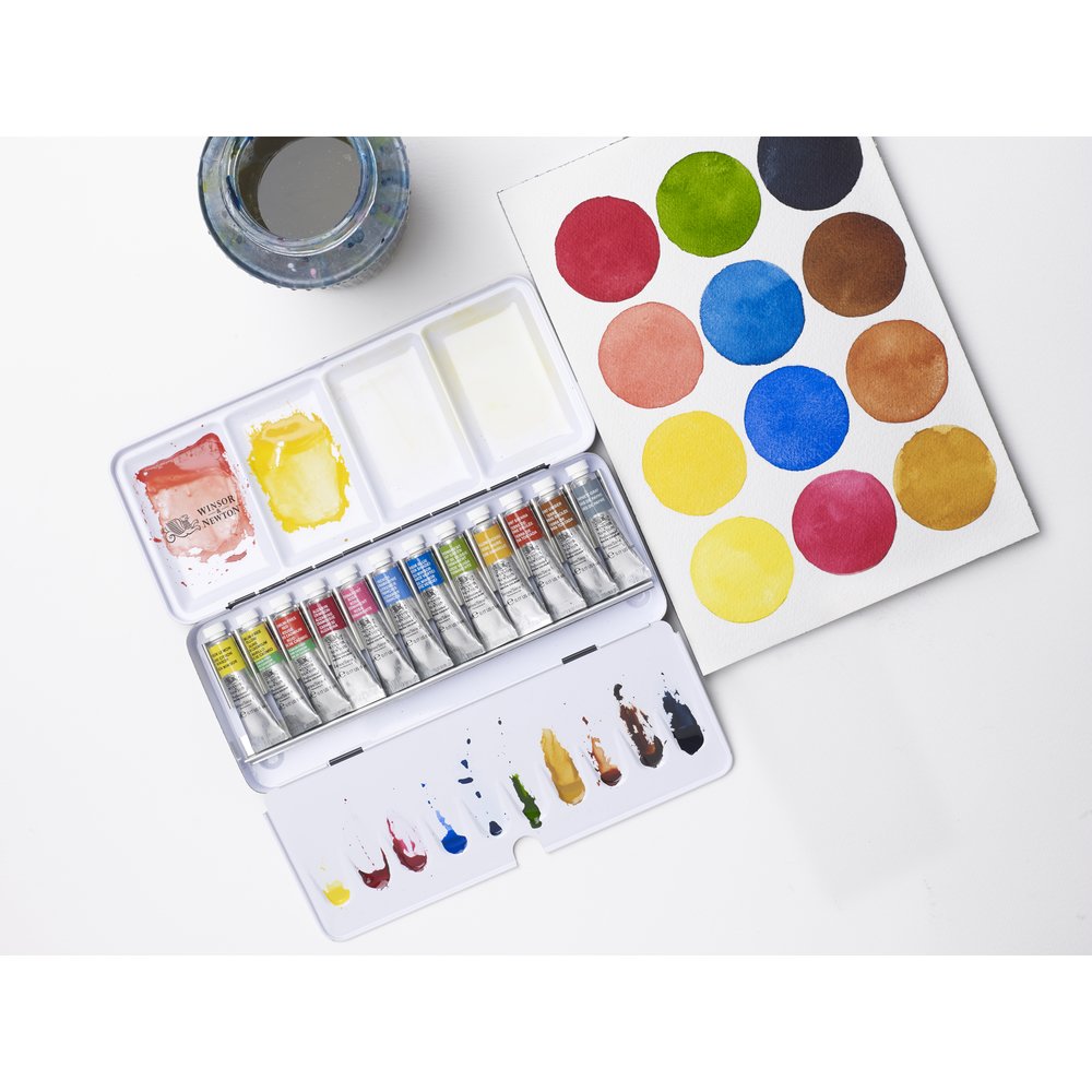 Professional Watercolour Tube Travel Tin