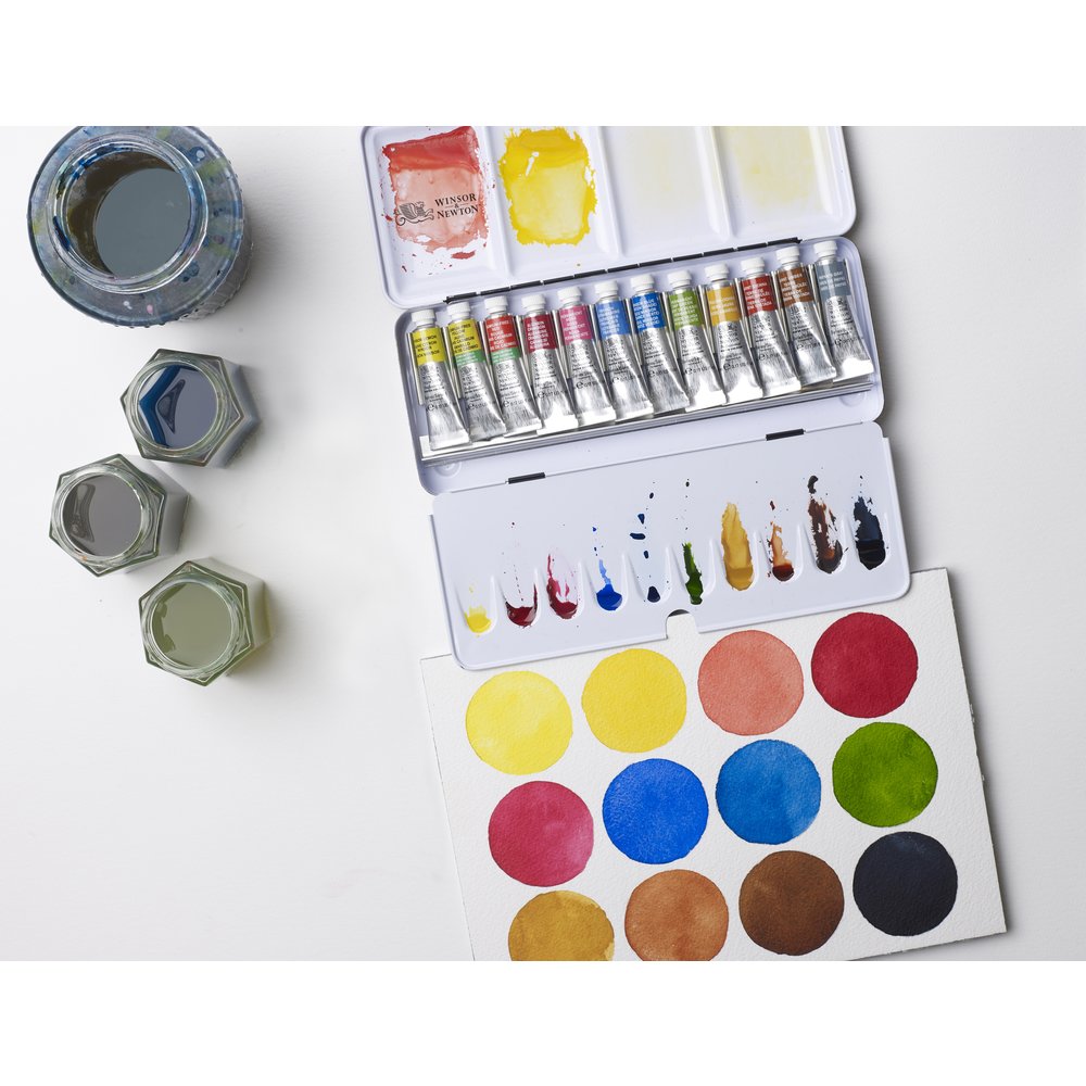 Professional Watercolour Tube Travel Tin