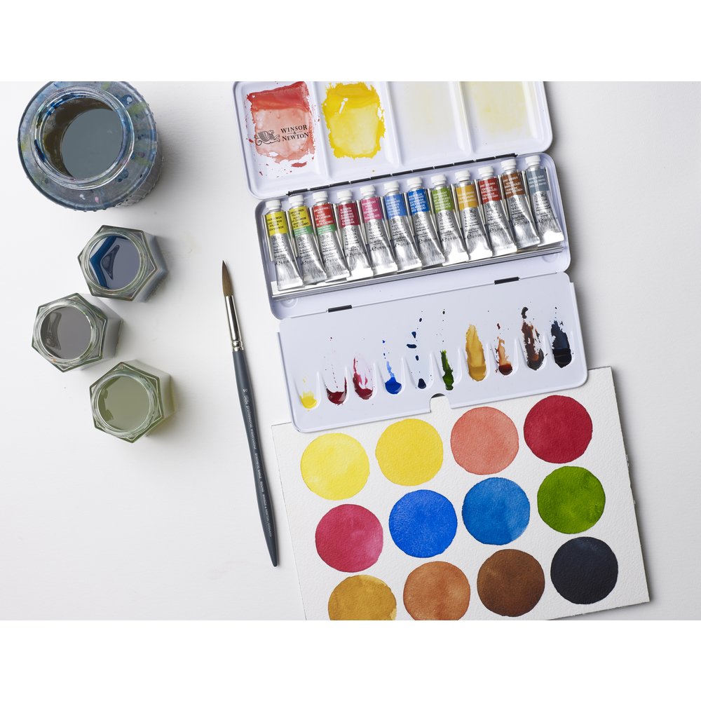 Professional Watercolour Tube Travel Tin