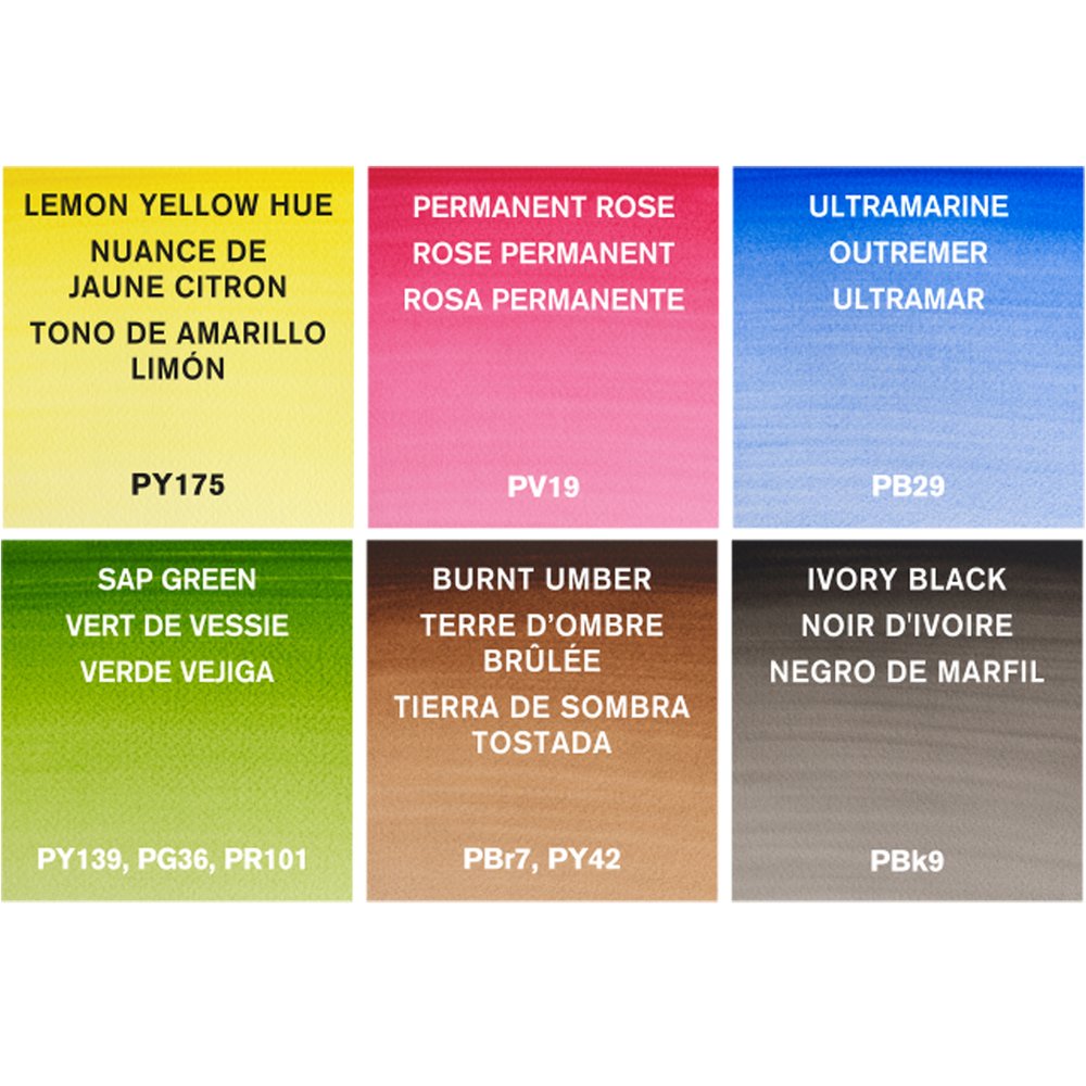 Cotman Watercolour 6 Tube Collection