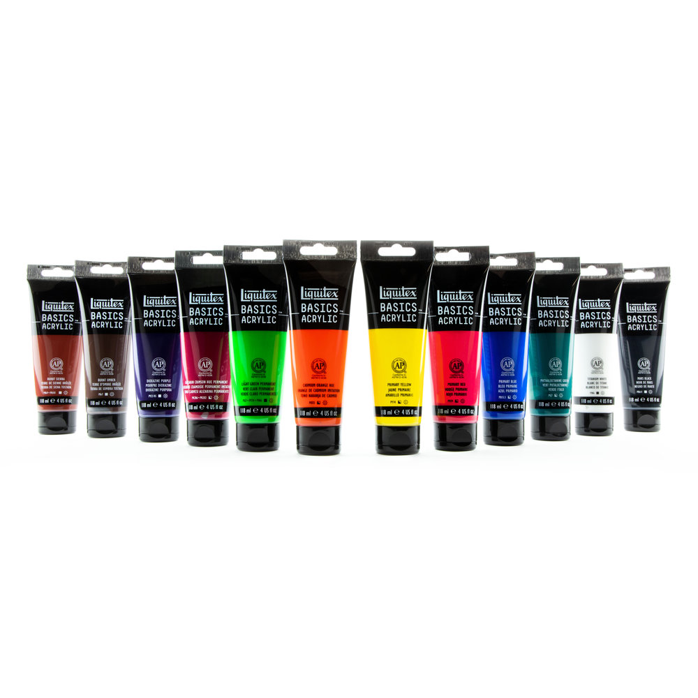 Liquitex Basics Acrylic Set - 12x118ml