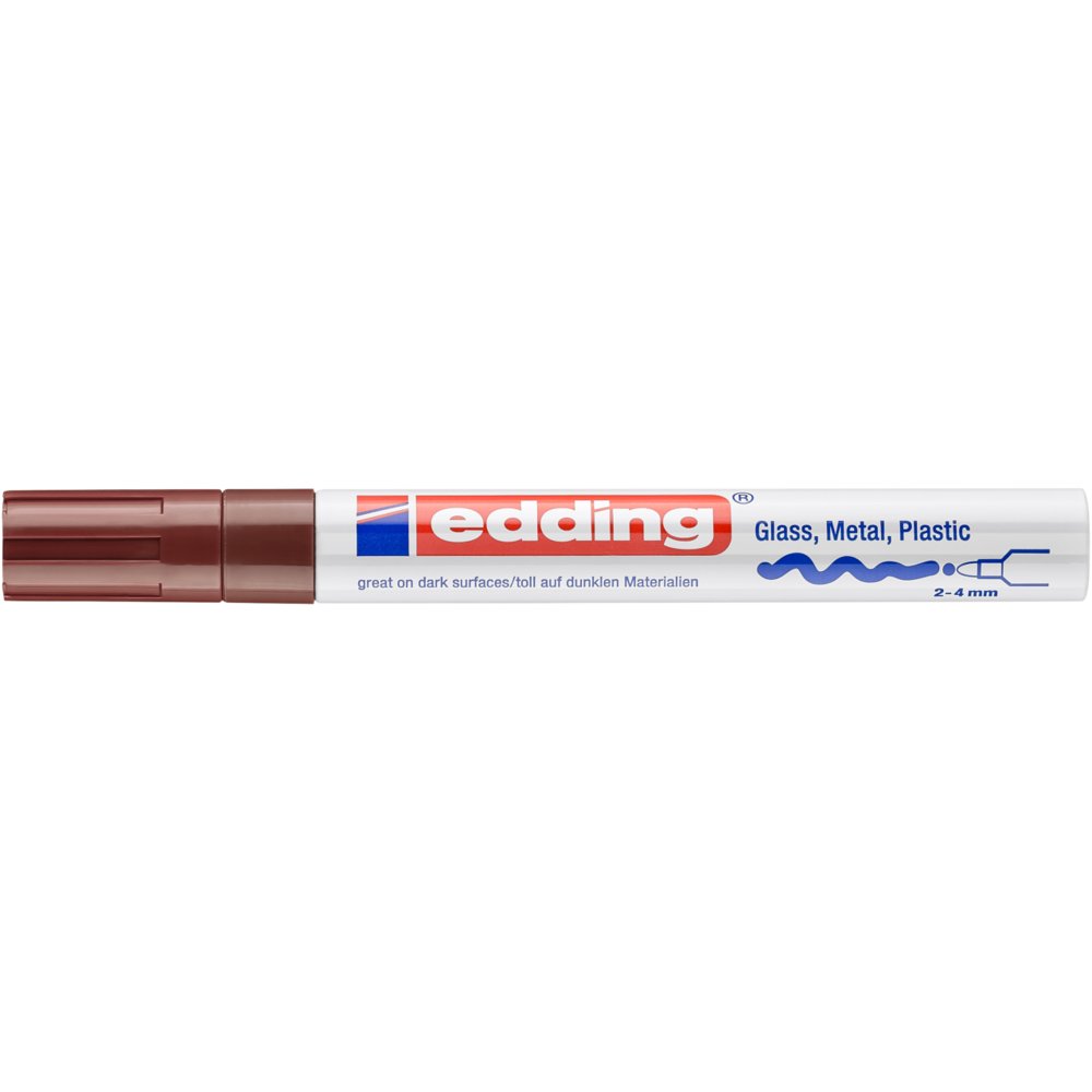 edding 750 gloss paint marker brown