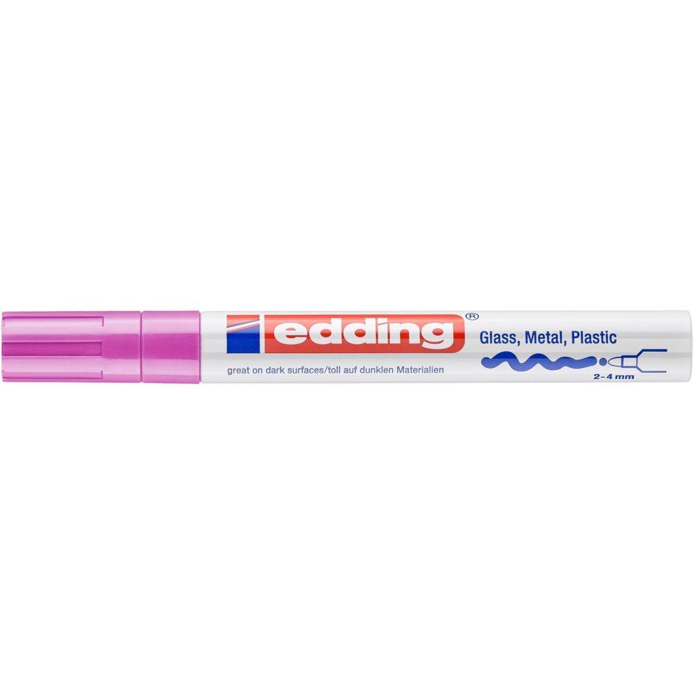 edding 750 gloss paint marker pink
