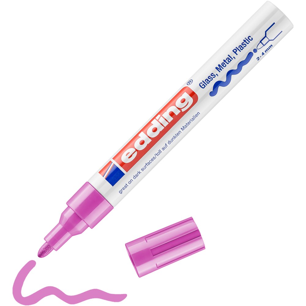 edding 750 gloss paint marker pink