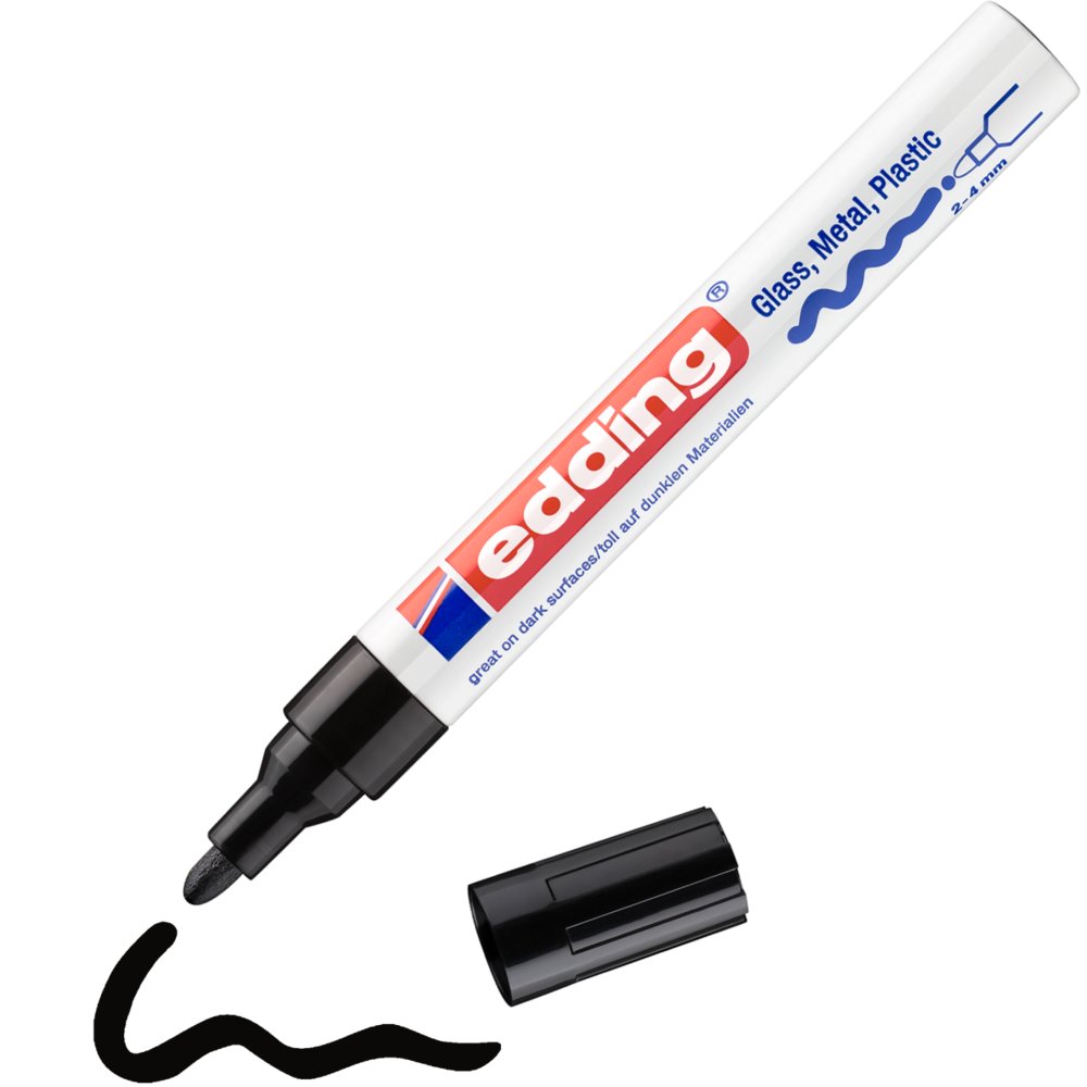 edding 750 gloss paint marker black