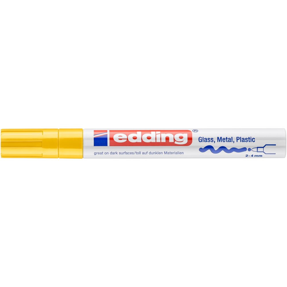 edding 750 gloss paint marker yellow