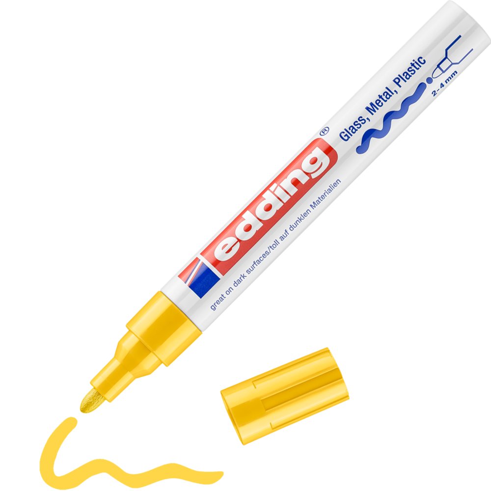 edding 750 gloss paint marker yellow