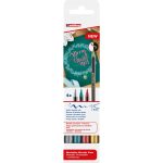 edding 1340 metallic brush pen set of 4 assorted Xmas