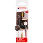 edding 780 gloss paint marker set of 3 assorted metallic