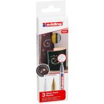edding 780 gloss paint marker set of 3 assorted metallic