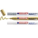 edding 750 gloss paint marker set of 3 assorted metallic