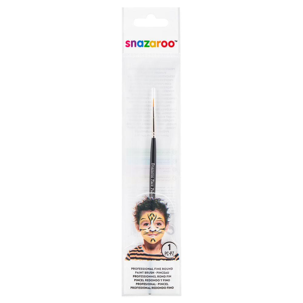 Snazaroo Professional Face Paint Brush - Fine Round - Universal