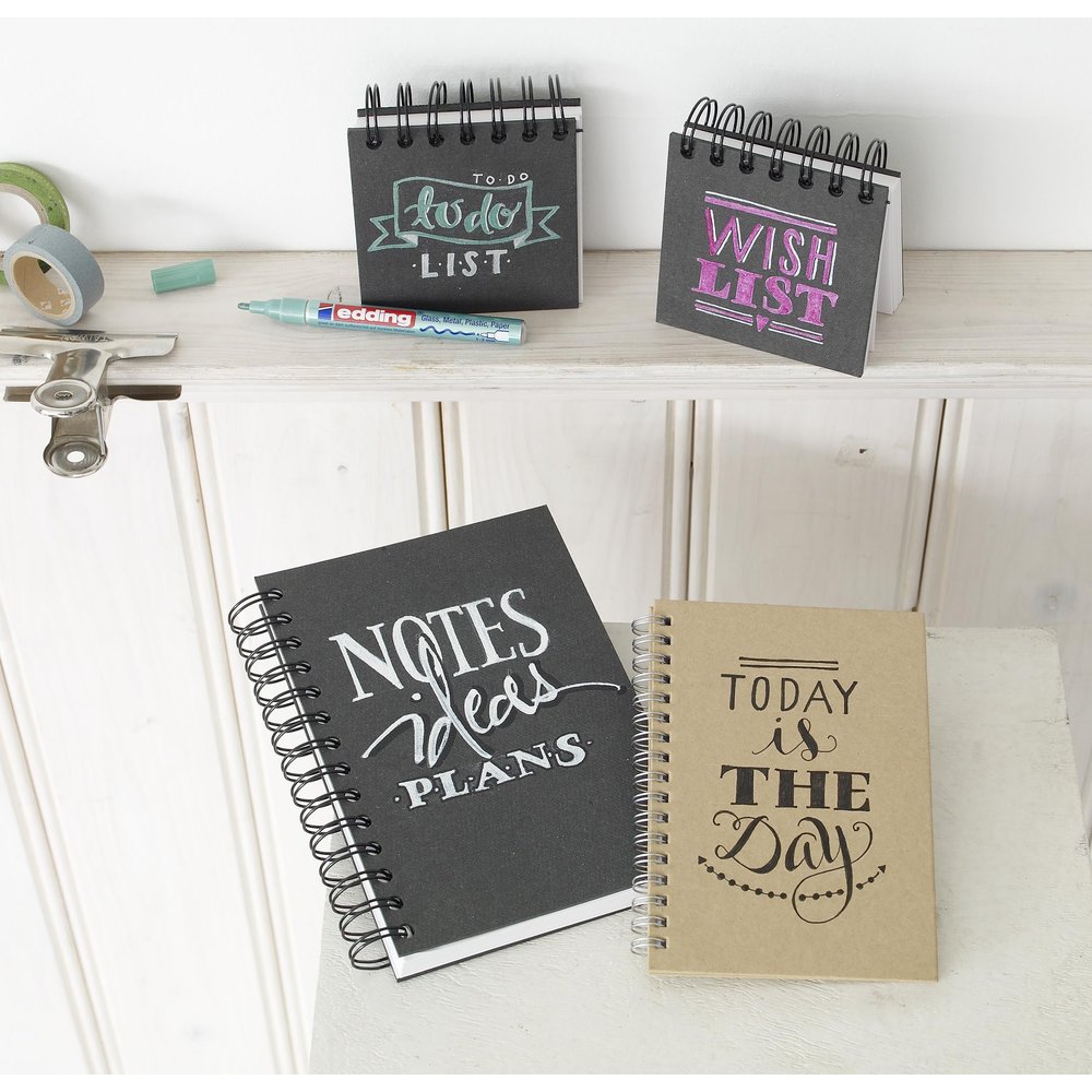 edding 751 gloss paint marker set of 5 assorted metallic