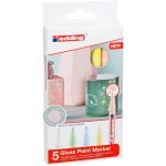 edding 751 gloss paint marker set of 5 assorted pastel