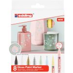 edding 751 gloss paint marker set of 8 assorted pastel
