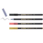 edding 1340 metallic brush pen set of 4 assorted Xmas