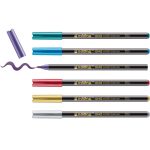 edding 1340 metallic brush pen set of 6 assorted