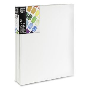 Liquitex Basics Cotton Canvas 16x20" x3