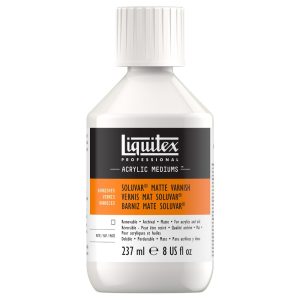 Liquitex Professional Mediums, Soluvar Matte Varnish