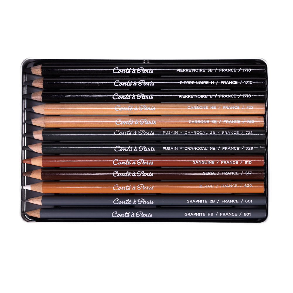 Conté à Paris The “Studio” metal box