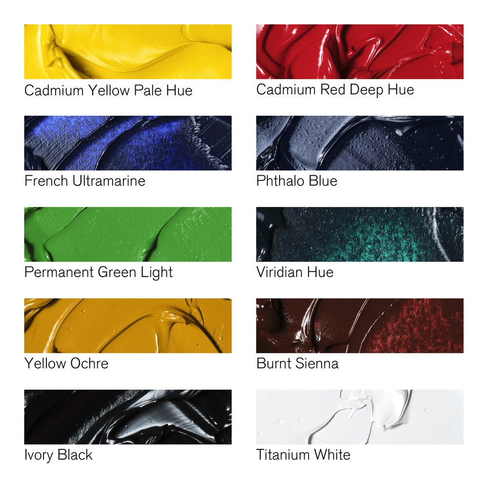 Winsor & Newton Winton Oil Colour 10x37ml Tube