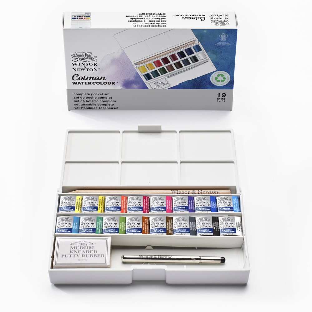 Cotman Watercolour Complete Pocket Set