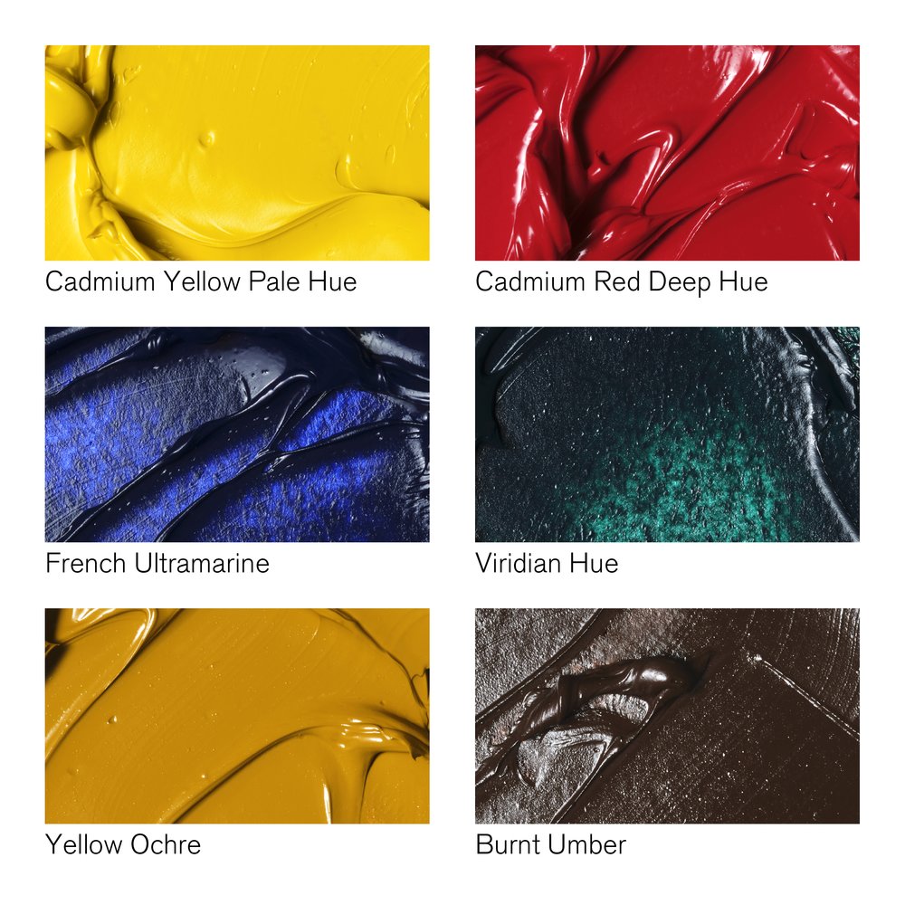 Winsor & Newton Winton Oil Colour 6x21ml Tube Set