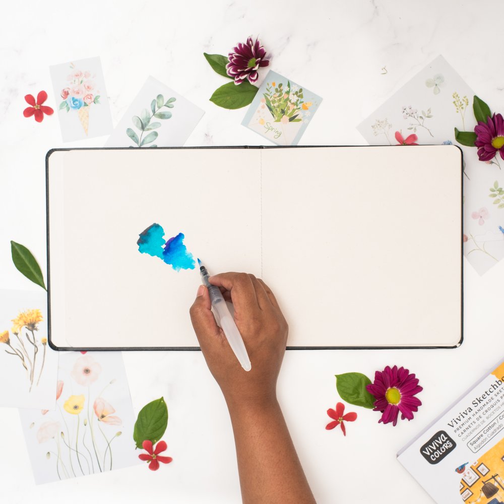 Viviva Sketchbook - Cotton Square 20x20cm