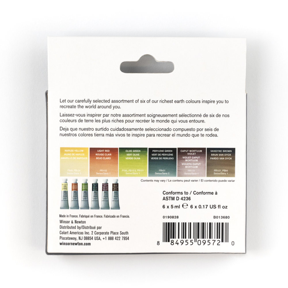 Winsor & Newton Professional Watercolour Rich Earth Set 6x5ml NA