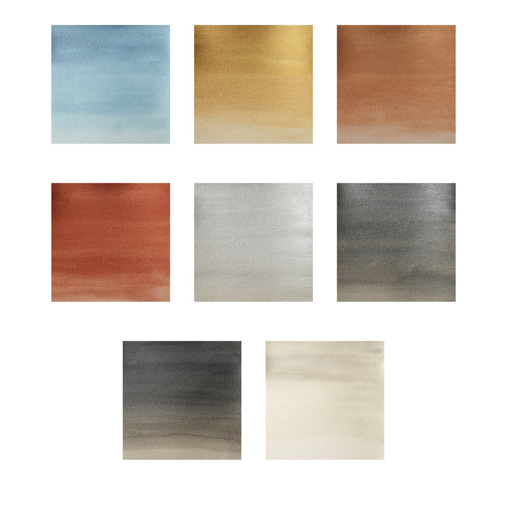 Winsor & Newton Cotman Watercolour 8 Half Pan Metallic Pocket Set