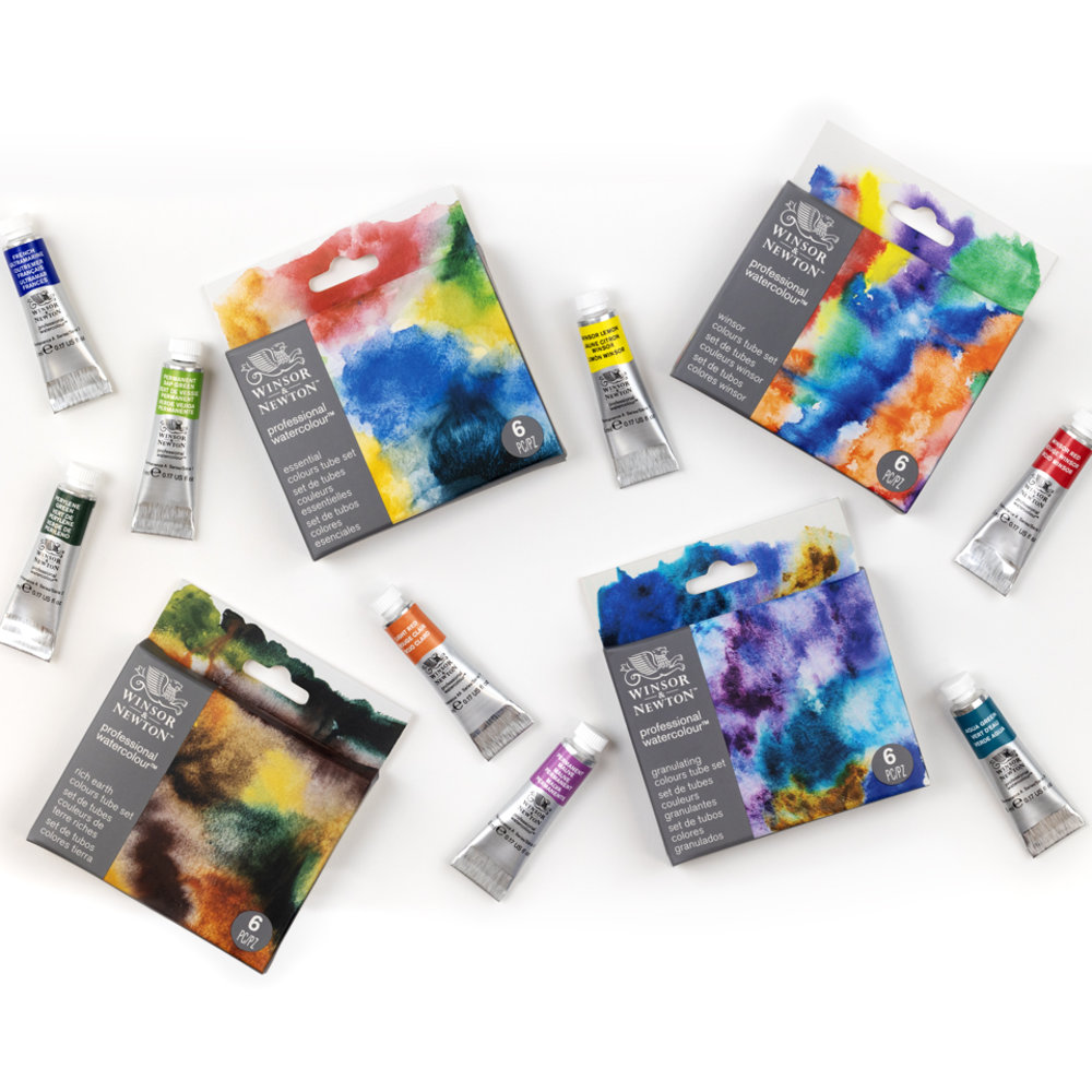 Winsor & Newton Professional Watercolour Granulating Set 6x5ml NA