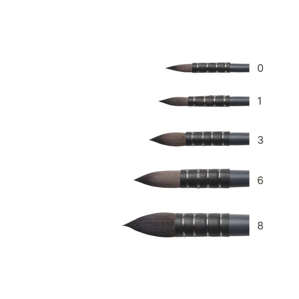 Professional Watercolour Synthetic Brushes