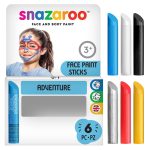 Snazaroo Adventure Face Paint Sticks - Set of 6  - US
