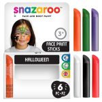 Snazaroo Halloween Face Paint Sticks - Set of 6  - US