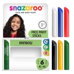 Snazaroo Rainbow Face Paint Sticks - Set of 6  - US