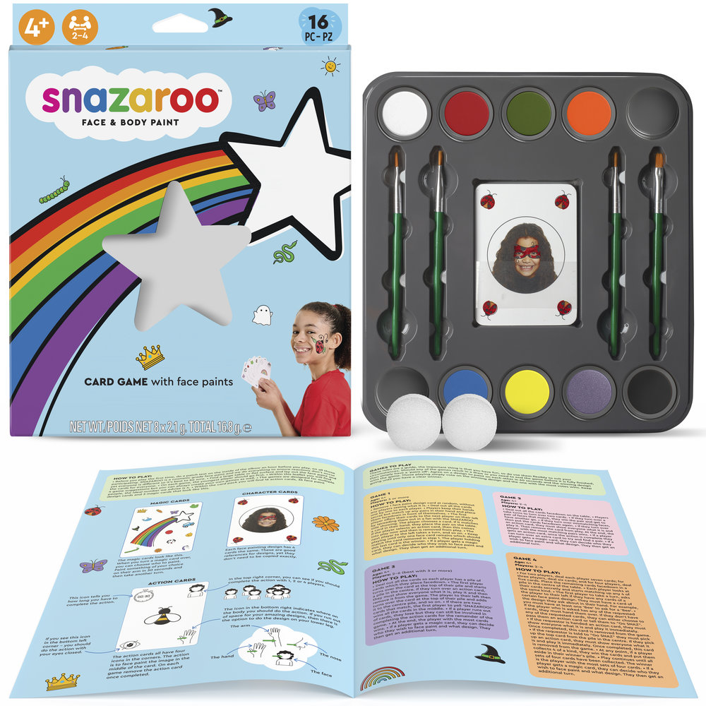 Snazaroo Family Face Paint Card Game NA
