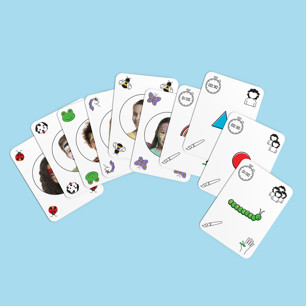 Snazaroo Family Face Paint Card Game NA