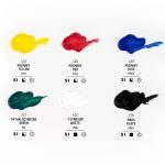 Liquitex Basics Acrylic Primary Colours Set - 6x22ml