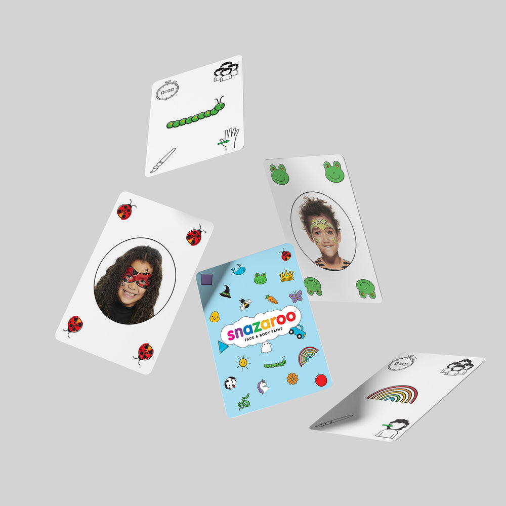 Snazaroo Family Face Paint Card Game NA