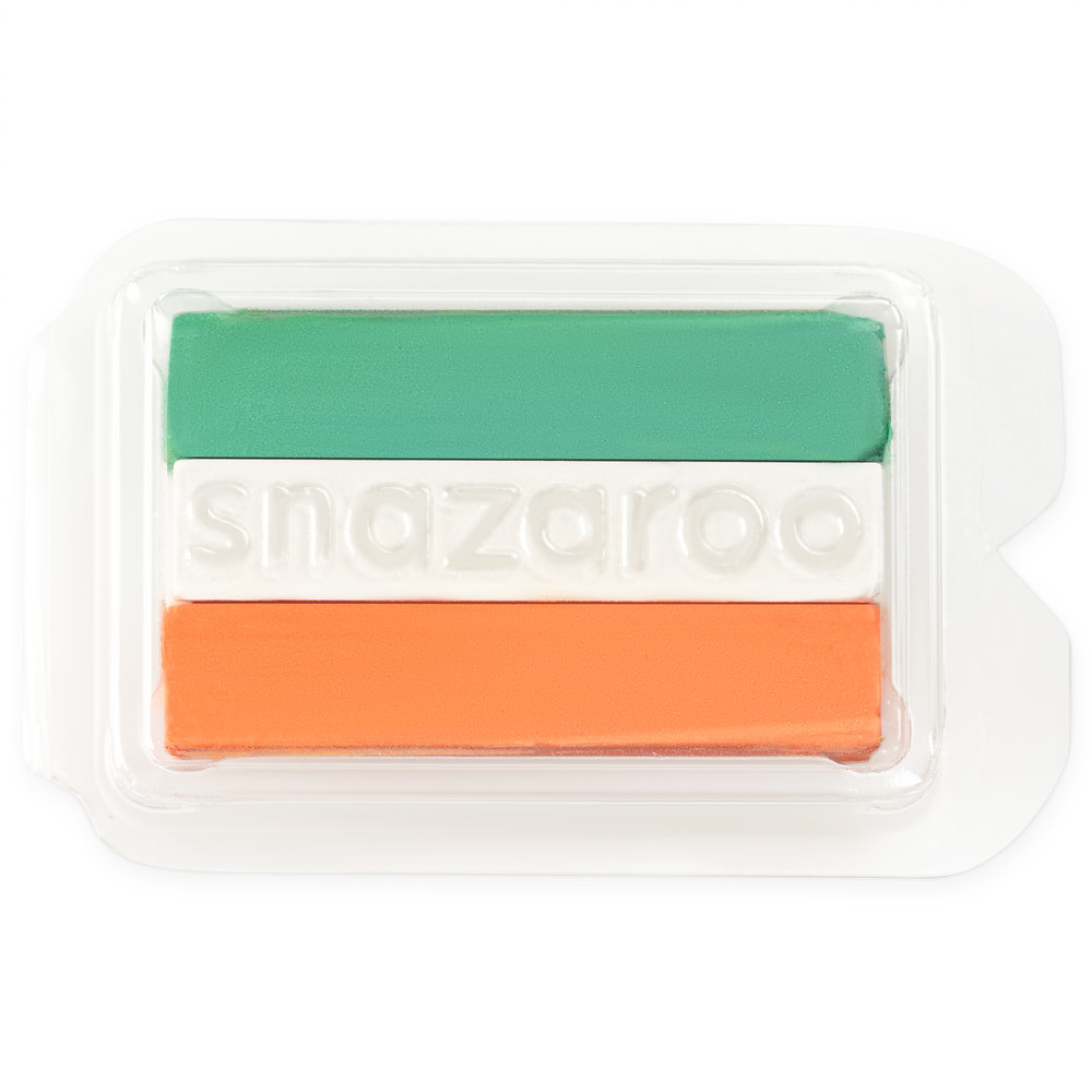 Snazaroo 3-Colour Split Cake 0.85 Oz - Irish NA