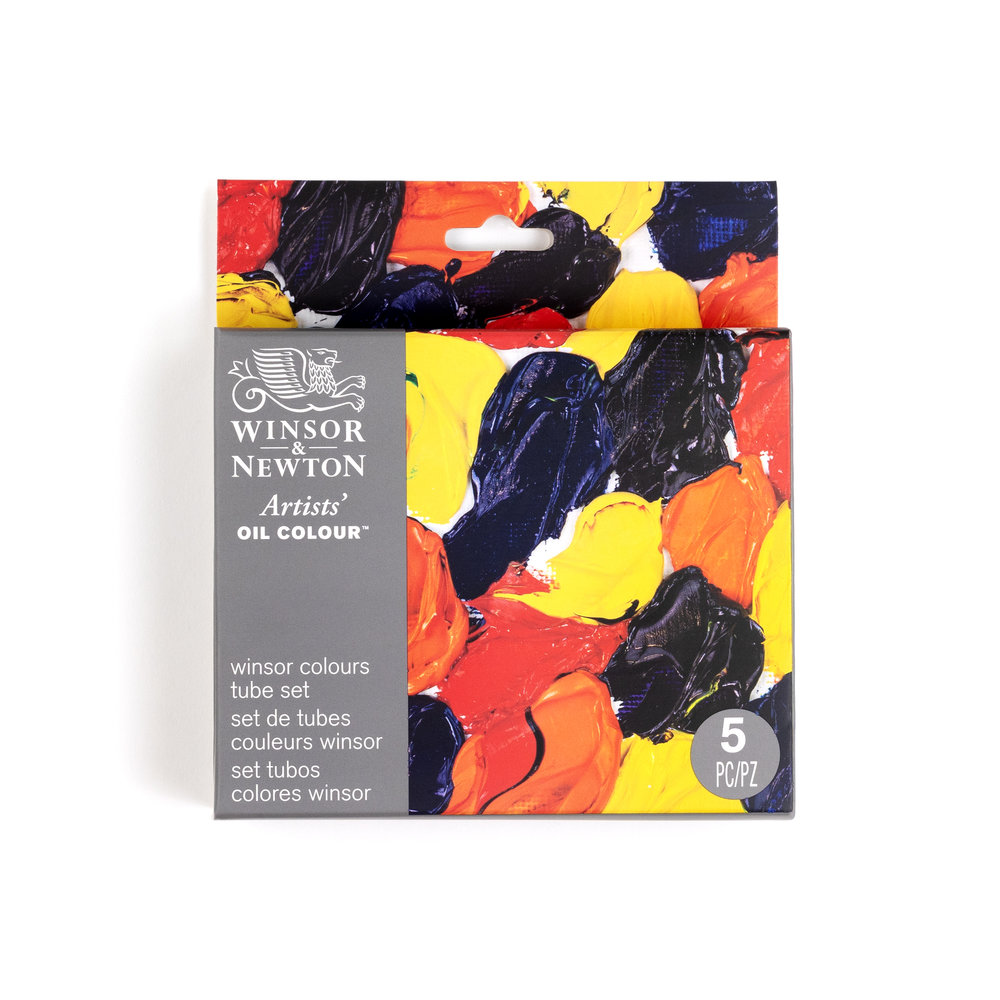 Winsor & Newton Artists' Oil Colour Winsor Set 5x37ml Tubes