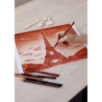 Conté à Paris Drawing Pencil Sanguine Round