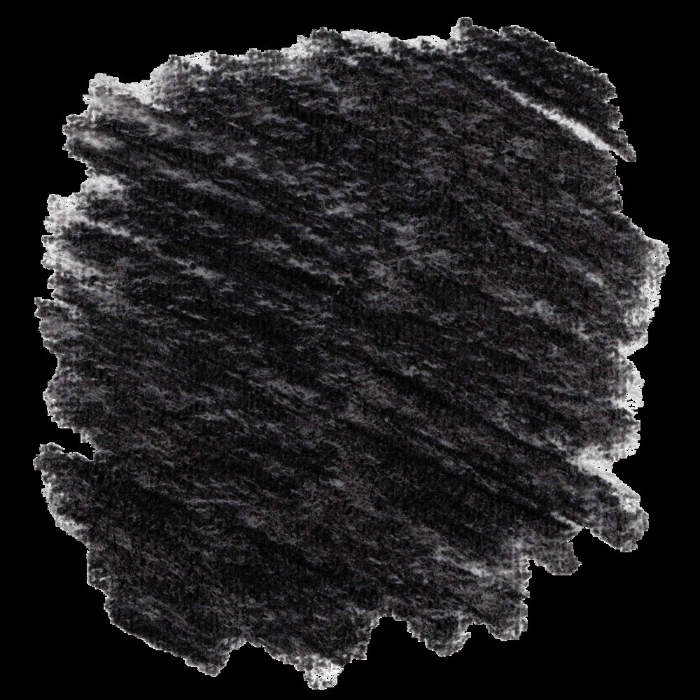 Conté à Paris Blister of 3 round natural charcoals, Ø 11 mm