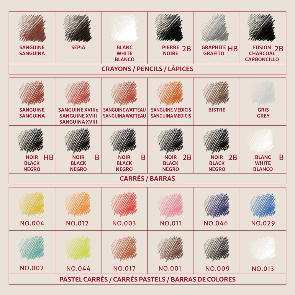 Conté à Paris 2 Level Sketching Box