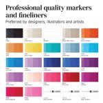 Winsor & Newton Promarker Mixed Set Brush Lettering Wallet