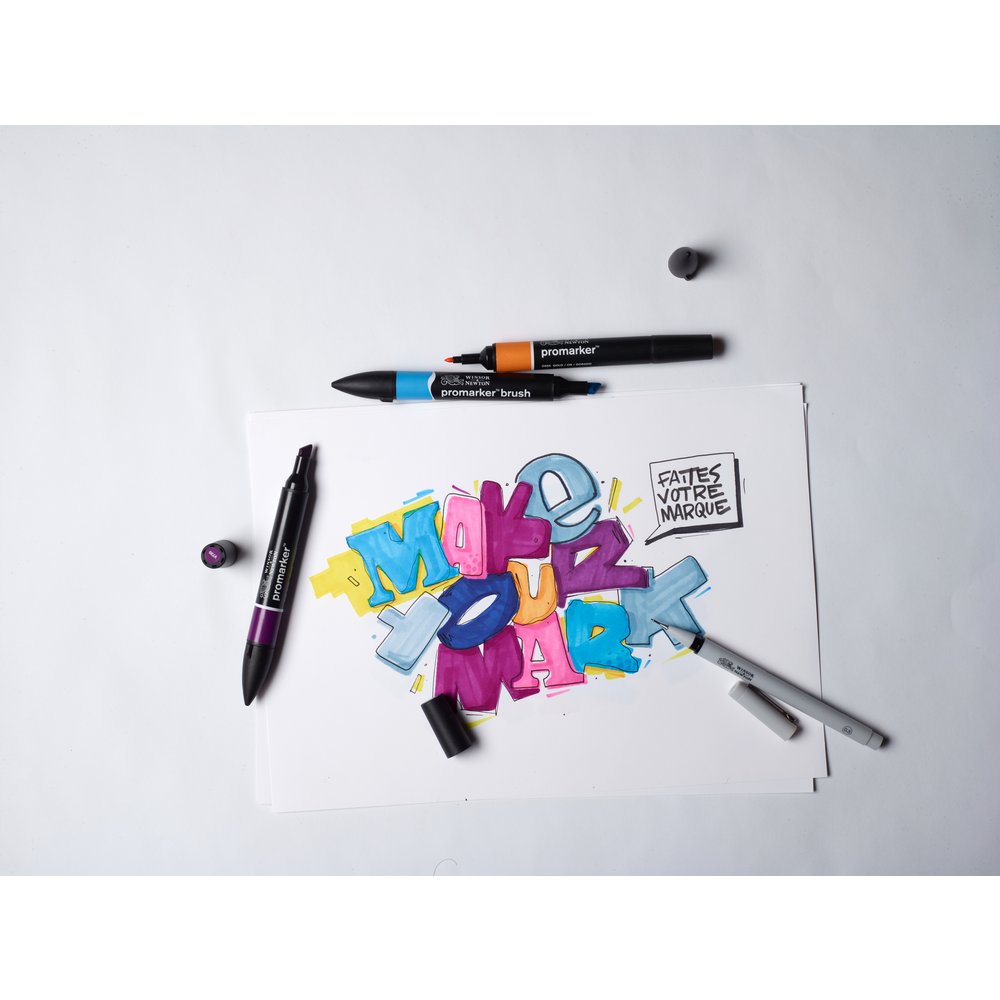 Winsor & Newton Promarker Mixed Set Brush Lettering Wallet