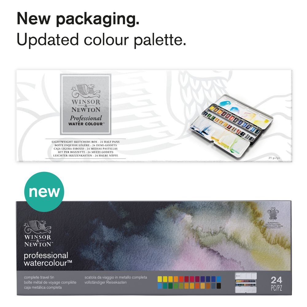 Professional Watercolour Complete Travel Tin