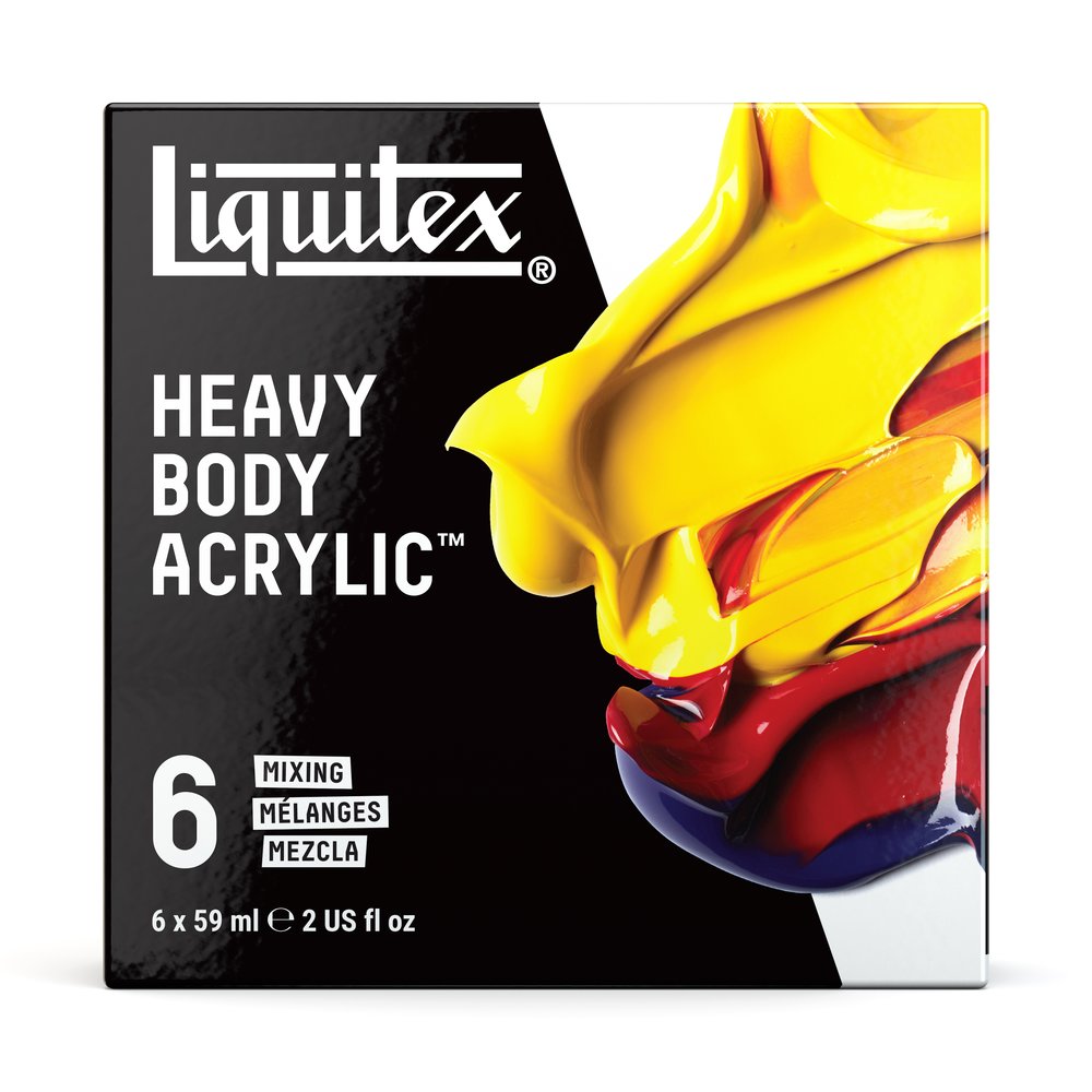 Liquitex Professional Heavy Body Acrylic Set - 6x59ml - Mixing