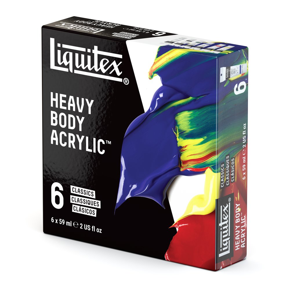 Liquitex Professional Heavy Body Acrylic Set - 6x59ml - Classics